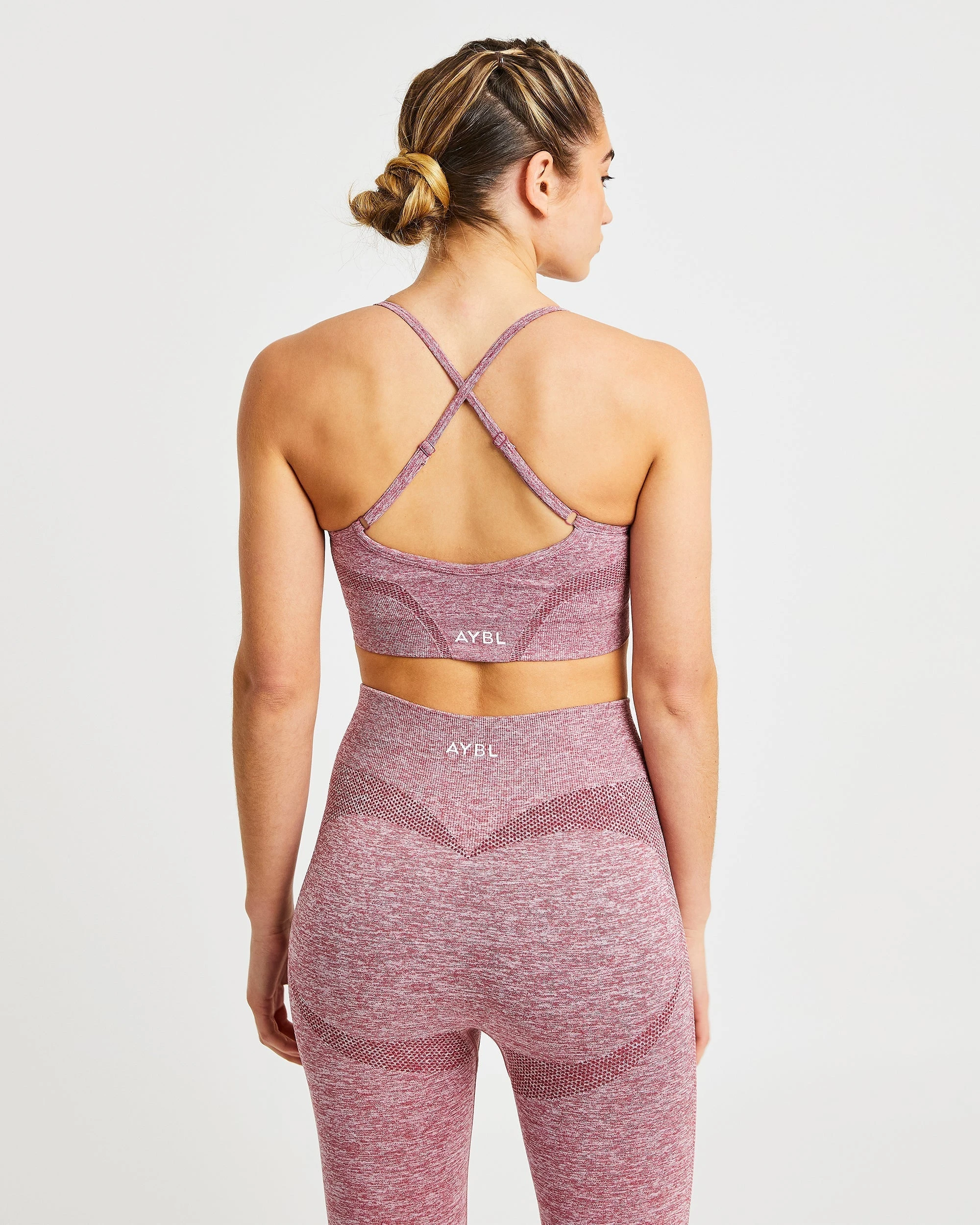 AYBL Motion Seamless Sports Bra - Brick Red - Image 2