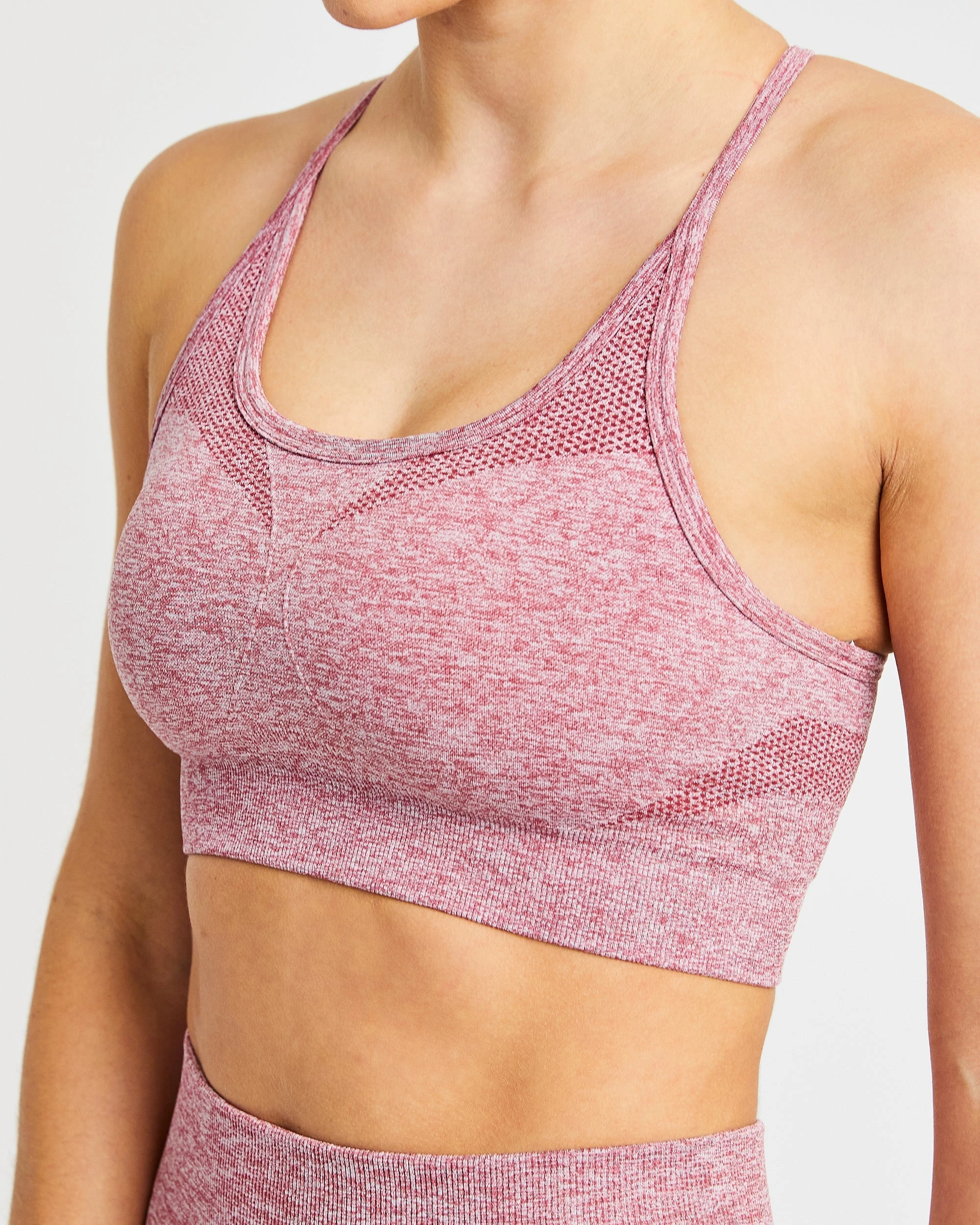 AYBL Motion Seamless Sports Bra - Brick Red - Image 6