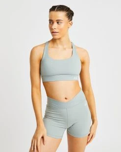 AYBL Flow Sports Bra - Pistachio Green