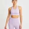 AYBL Evolve Speckle Seamless Sports Bra - Lilac