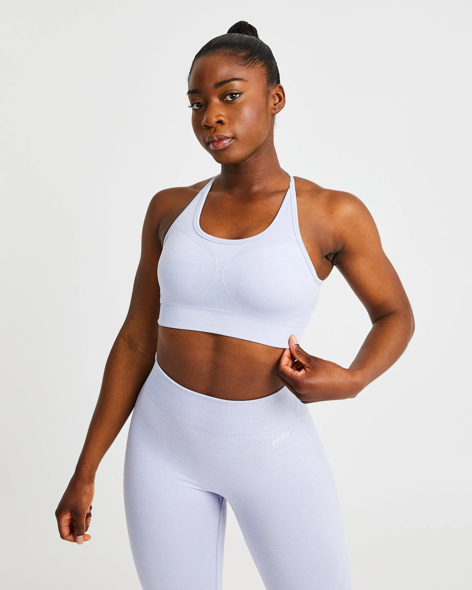 AYBL Motion Seamless Sports Bra - Ice Blue