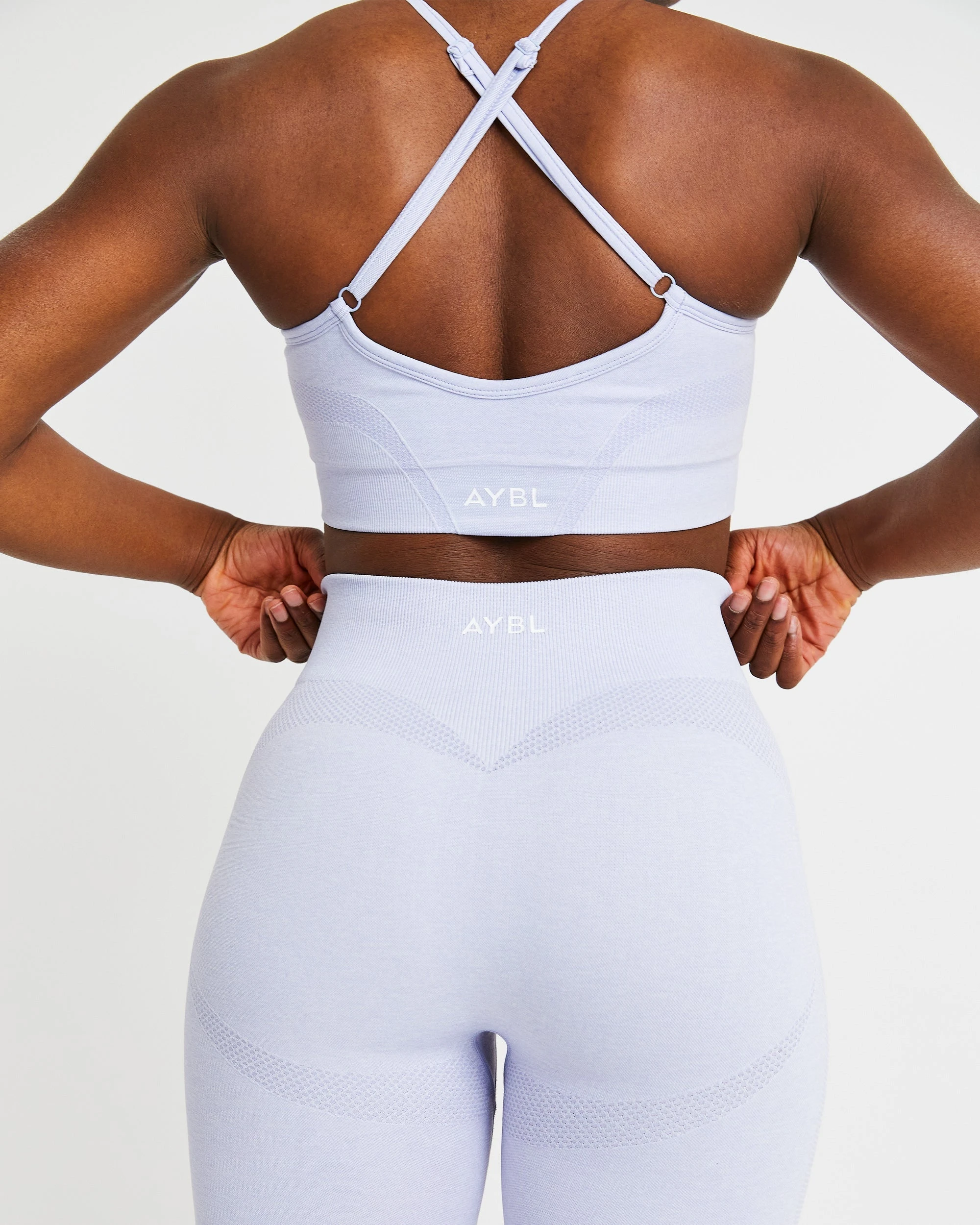 AYBL Motion Seamless Sports Bra - Ice Blue - Image 7