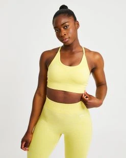 AYBL Motion Seamless Sports Bra - Yellow