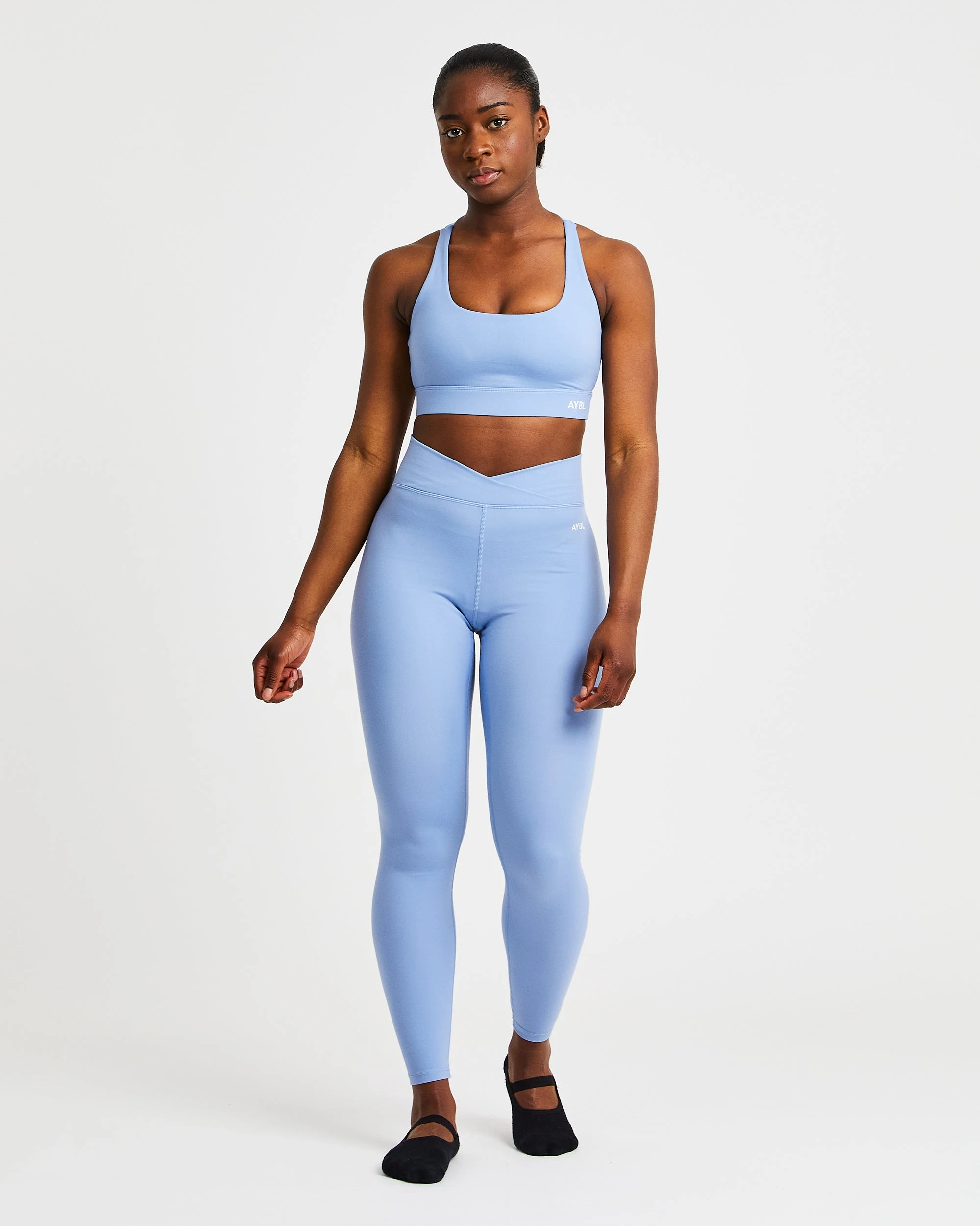 AYBL Flow Sports Bra - Parisian Blue - Image 3