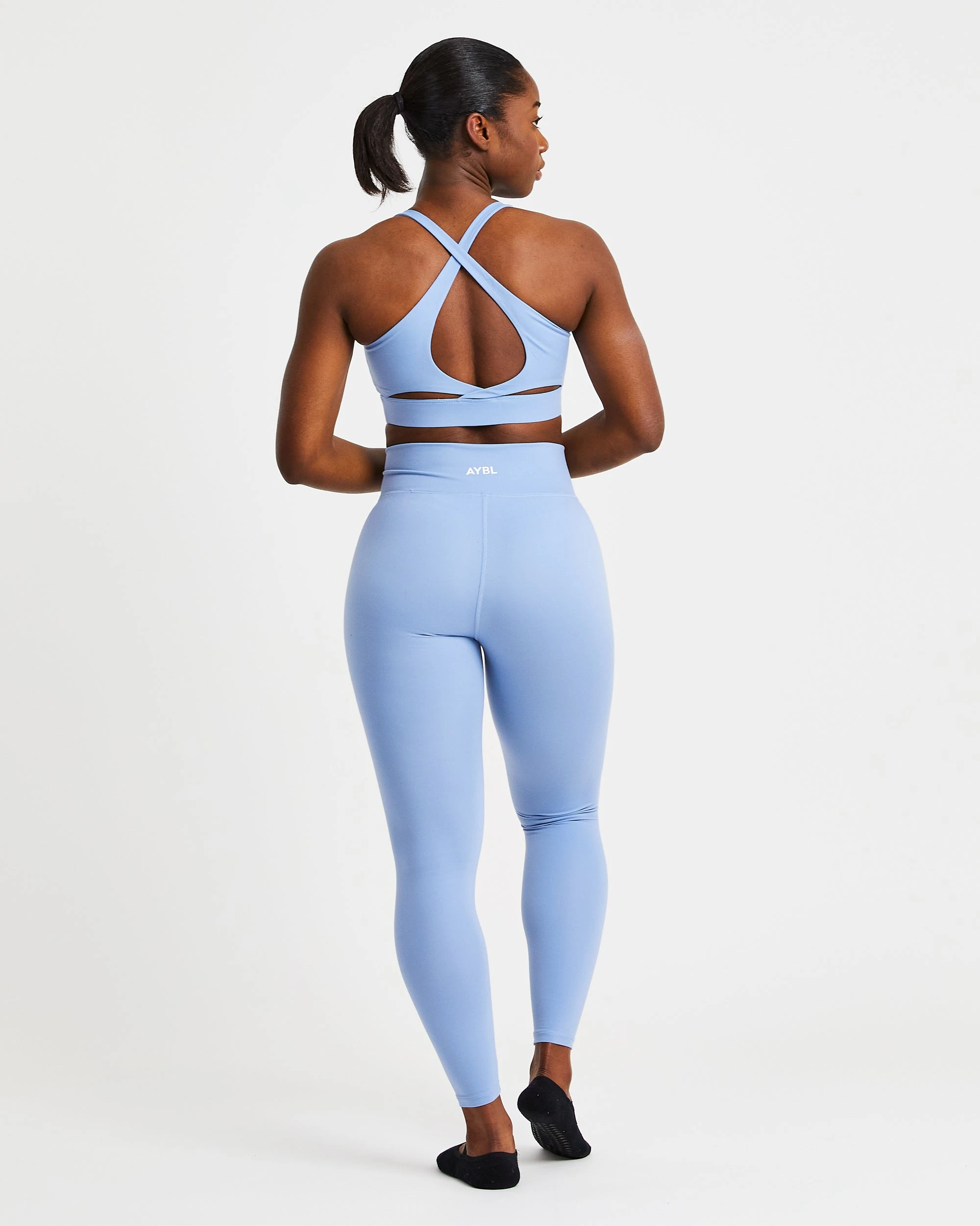 AYBL Flow Sports Bra - Parisian Blue - Image 4
