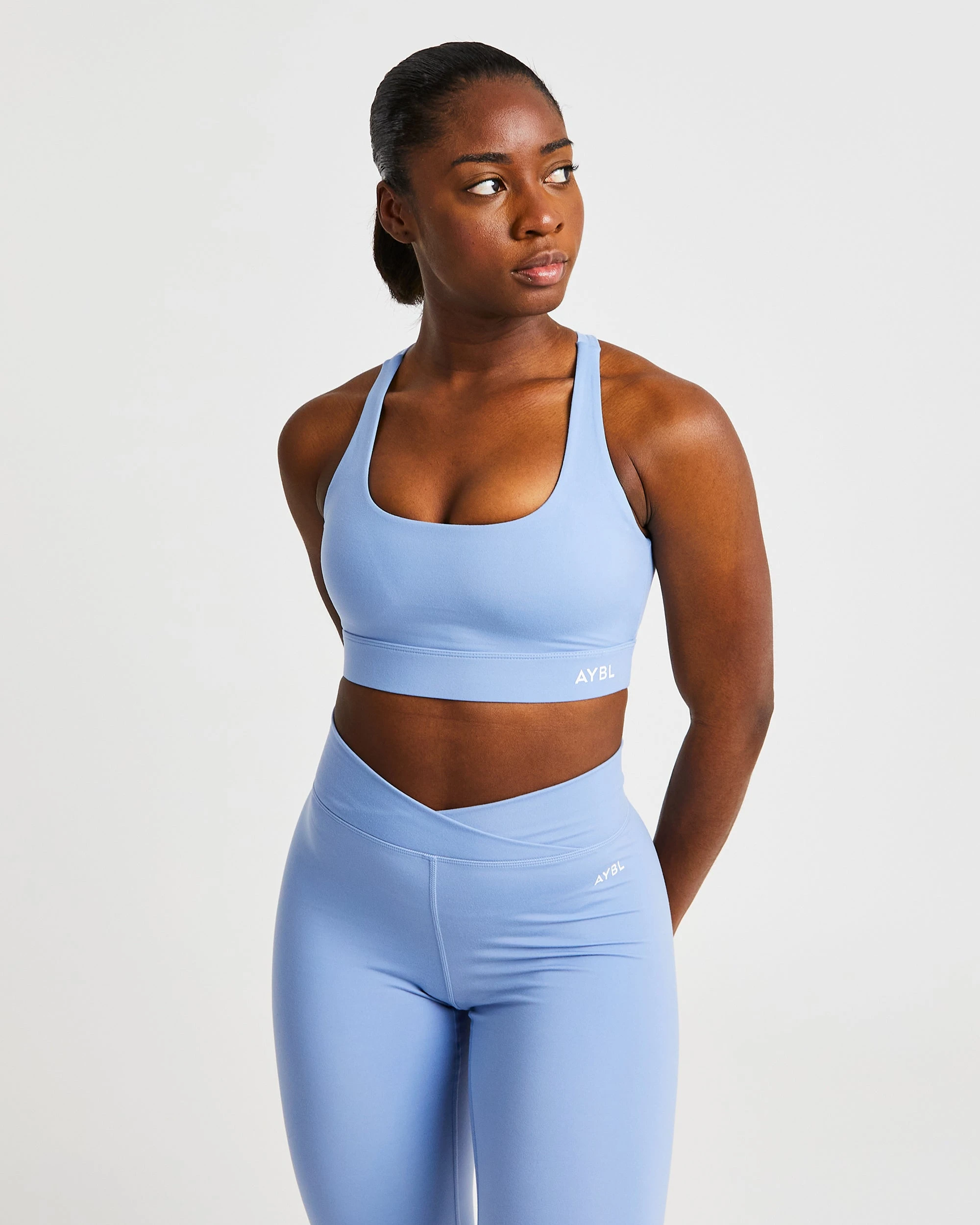 AYBL Flow Sports Bra - Parisian Blue