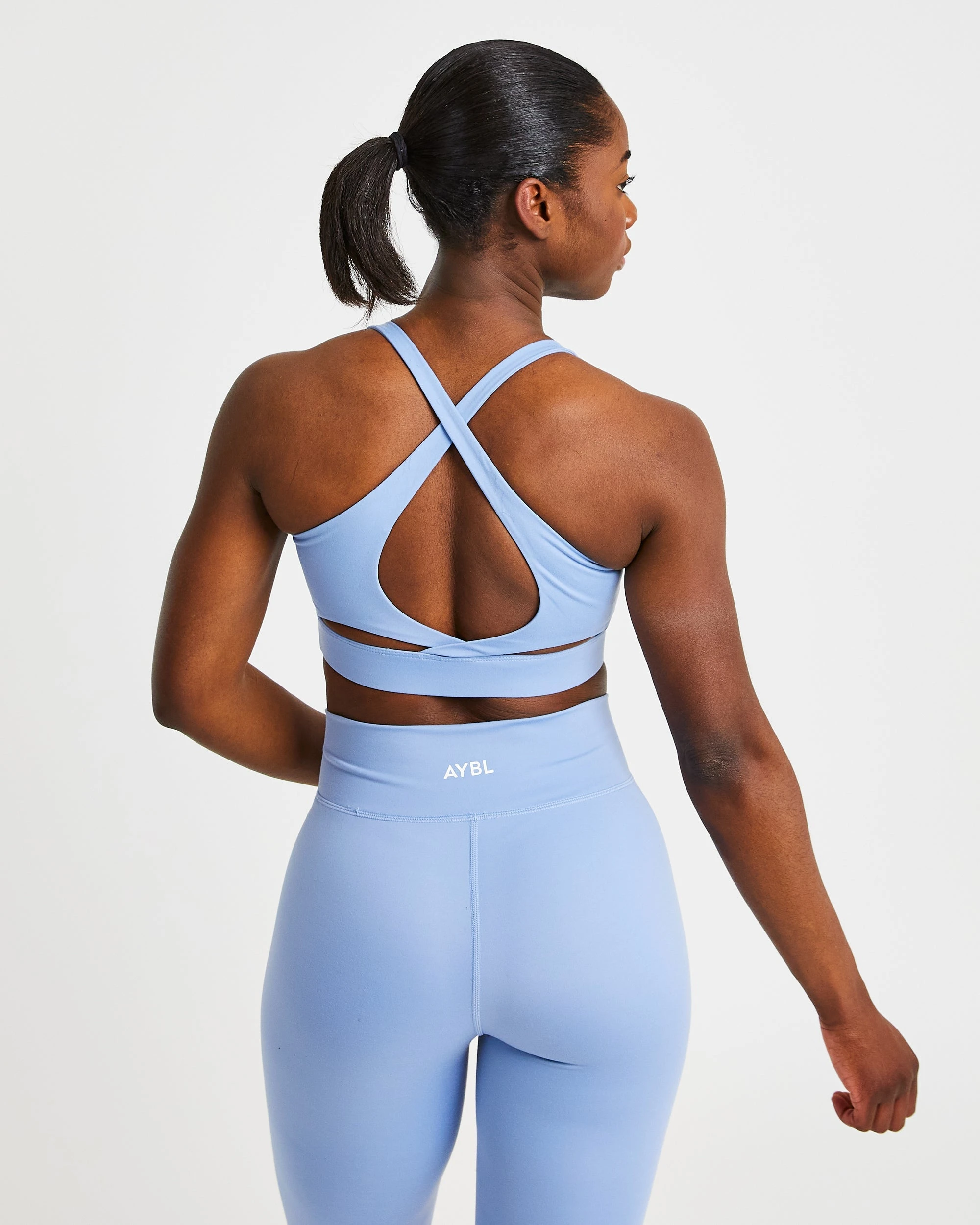 AYBL Flow Sports Bra - Parisian Blue - Image 2