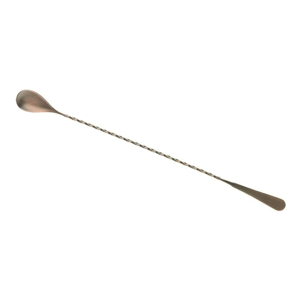 Mercer Barfly 13.2" Japanese-Style Bar Spoon | Antique Copper