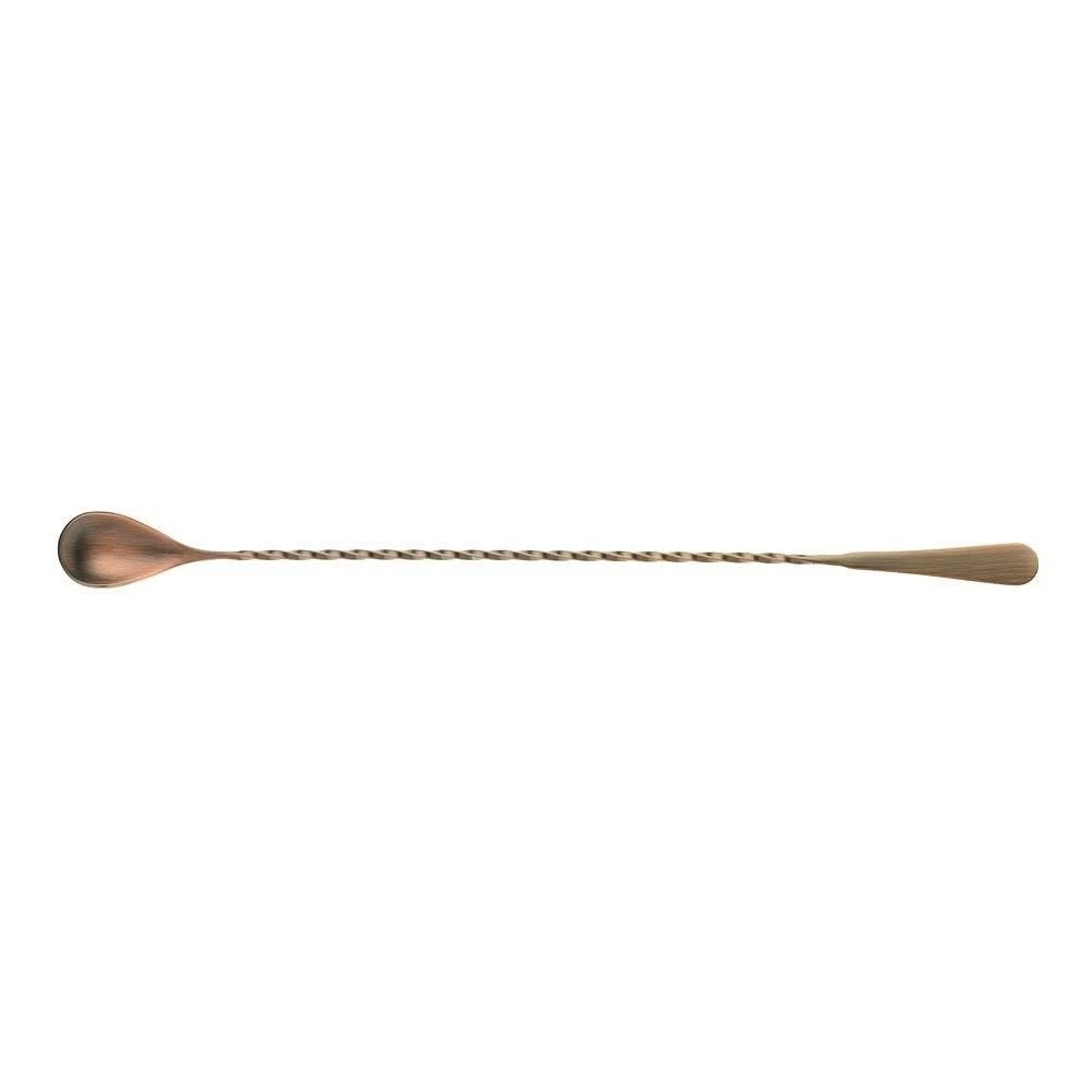 Mercer Barfly 13.2" Japanese-Style Bar Spoon | Antique Copper - Image 2