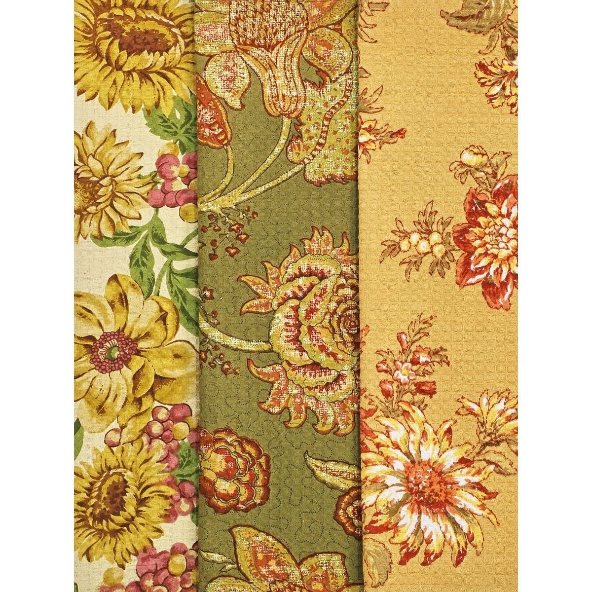 April Cornell Tea Towel Bundle (Set Of 3) | Pumpkin Hollow Patchwork