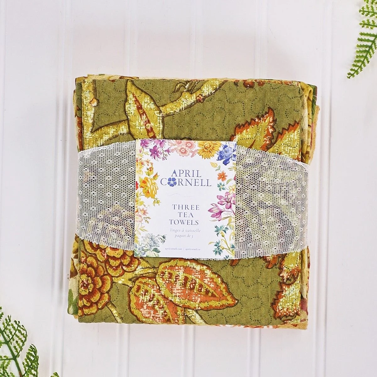 April Cornell Tea Towel Bundle (Set Of 3) | Pumpkin Hollow Patchwork - Image 3
