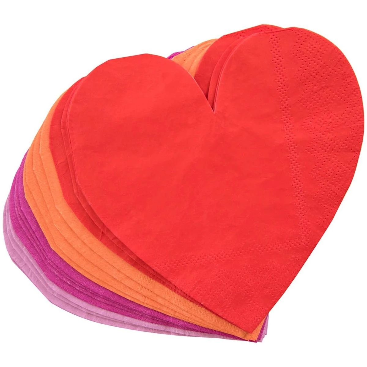 C.R Gibson (One Coast) C.R. Gibson Beverage Napkins (Set Of 20) | With All My Heart - Image 2