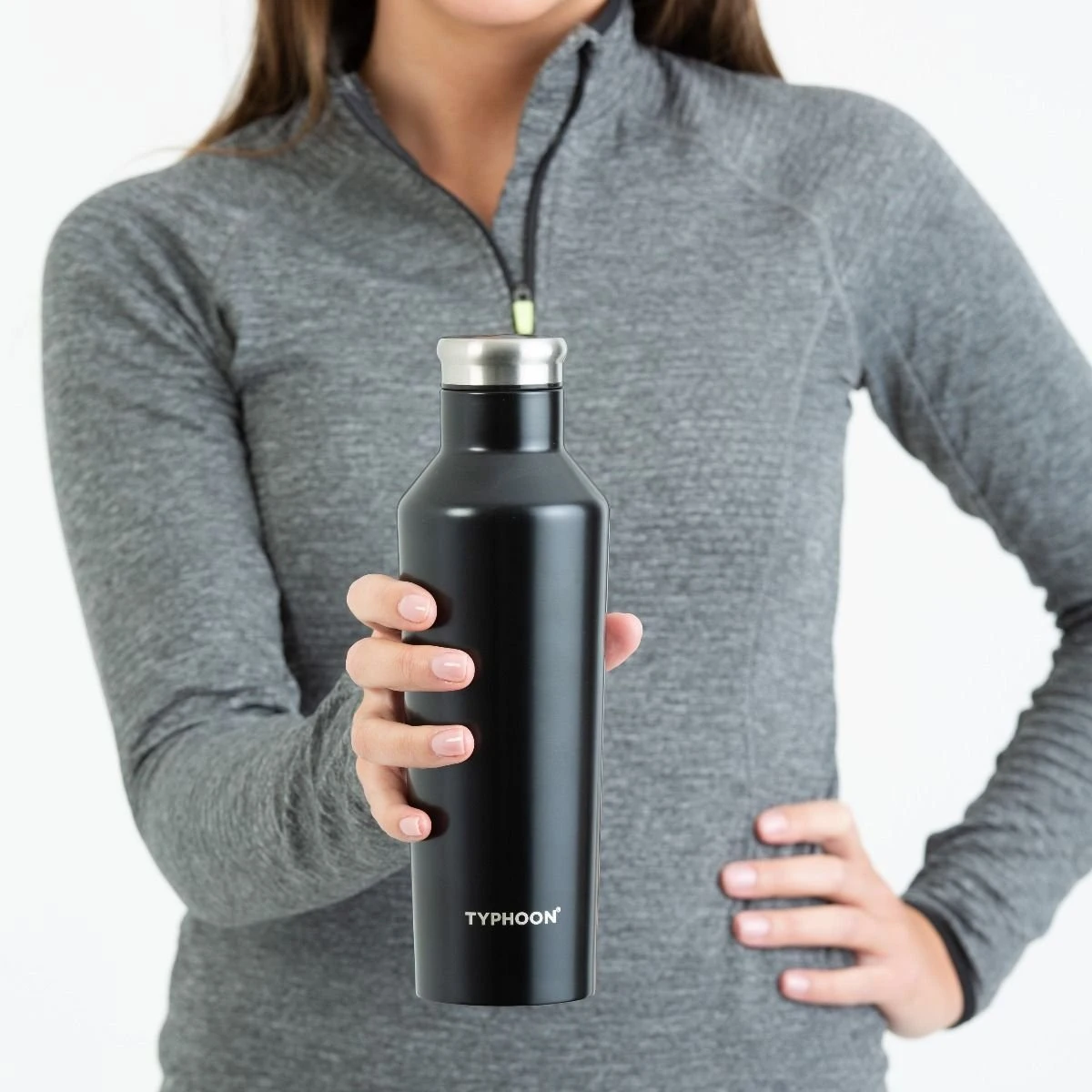 Typhoon PURE 16.9oz Double Wall Bottle | Black - Image 2