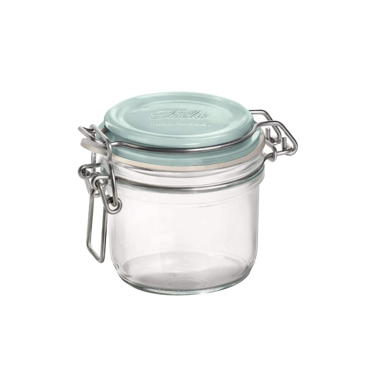 Bormioli Rocco 6.75oz Swing Top Fido Jar | Blue Top