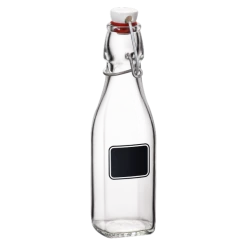 Bormioli Rocco 8.5oz Swing Top Bottle W/ Chalkboard Label
