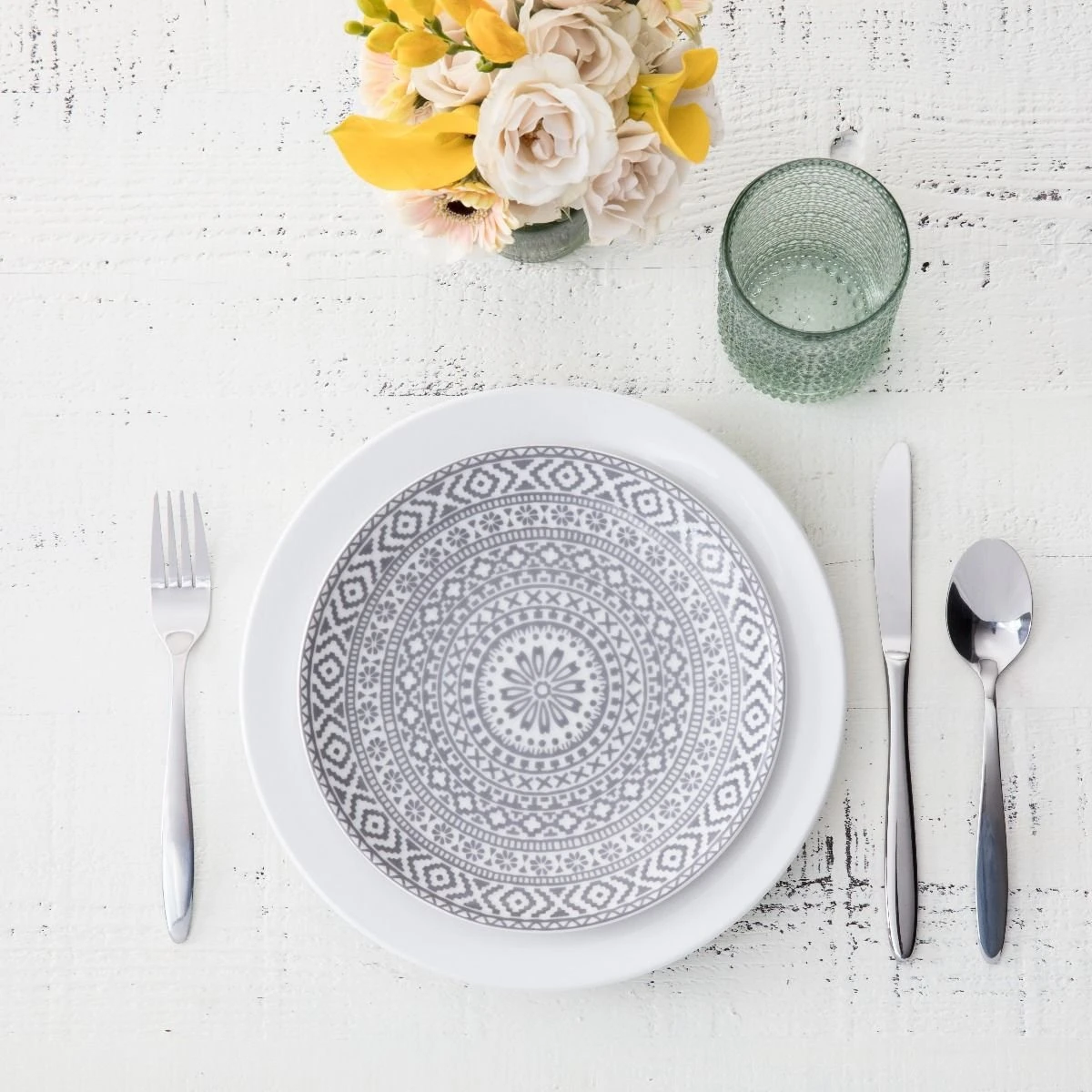 Fortessa Casablanca 8" Salad & Dessert Plate | Gray - Image 2