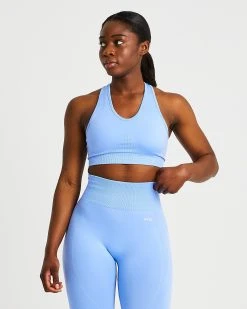 AYBL Balance V2 Seamless Sports Bra - Chambray Blue