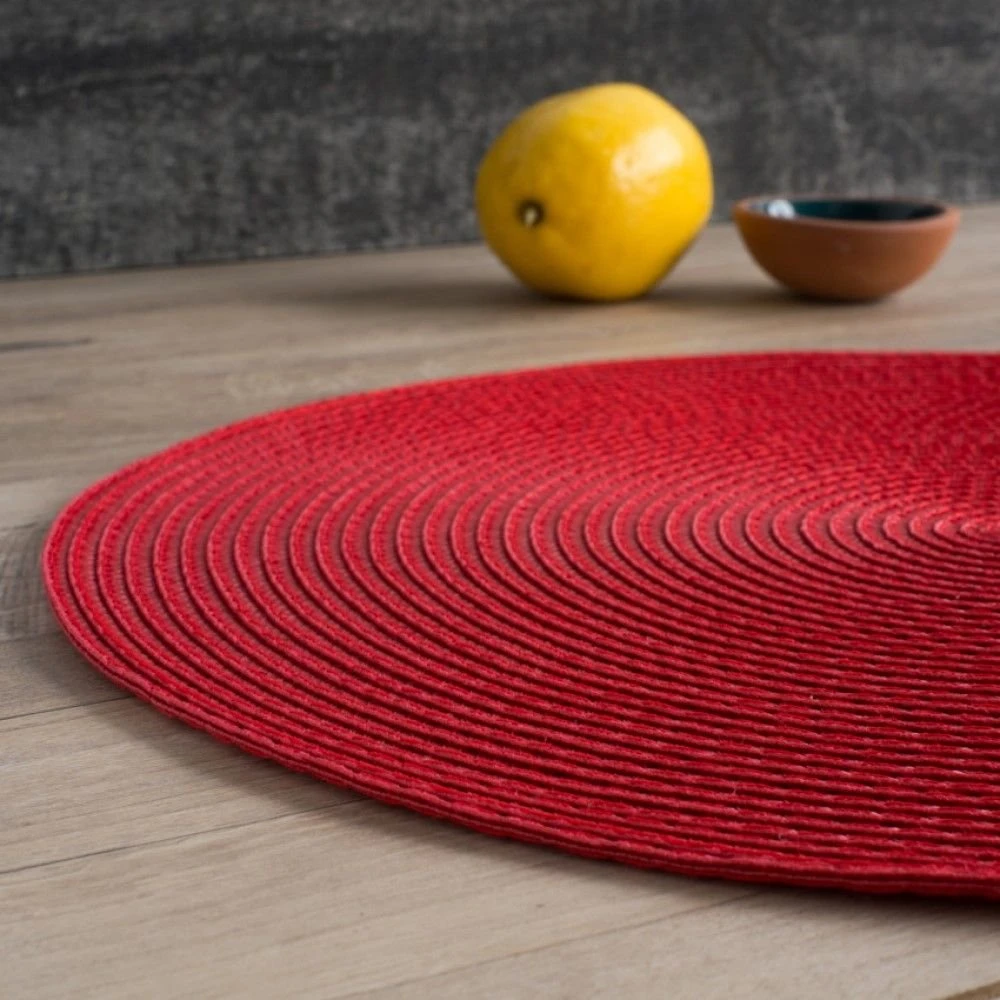 Danica Brands Now Designs By Danica 15" Disko Placemat | Chili - Image 2