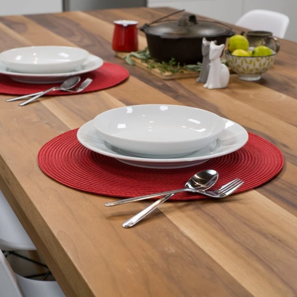 Danica Brands Now Designs By Danica 15" Disko Placemat | Chili - Image 3