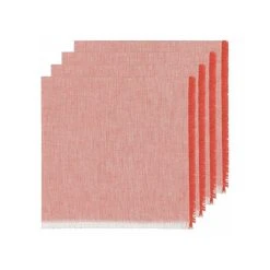 Danica Brands Danica Heirloom 18" Chambray Napkins (Set Of 4) | Clay