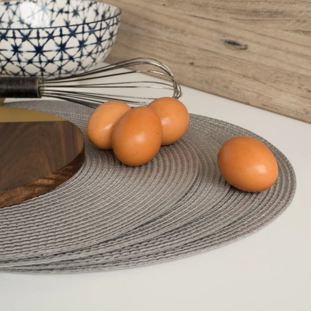 Danica Brands Now Designs By Danica 15" Disko Placemat | Cobblestone - Image 3