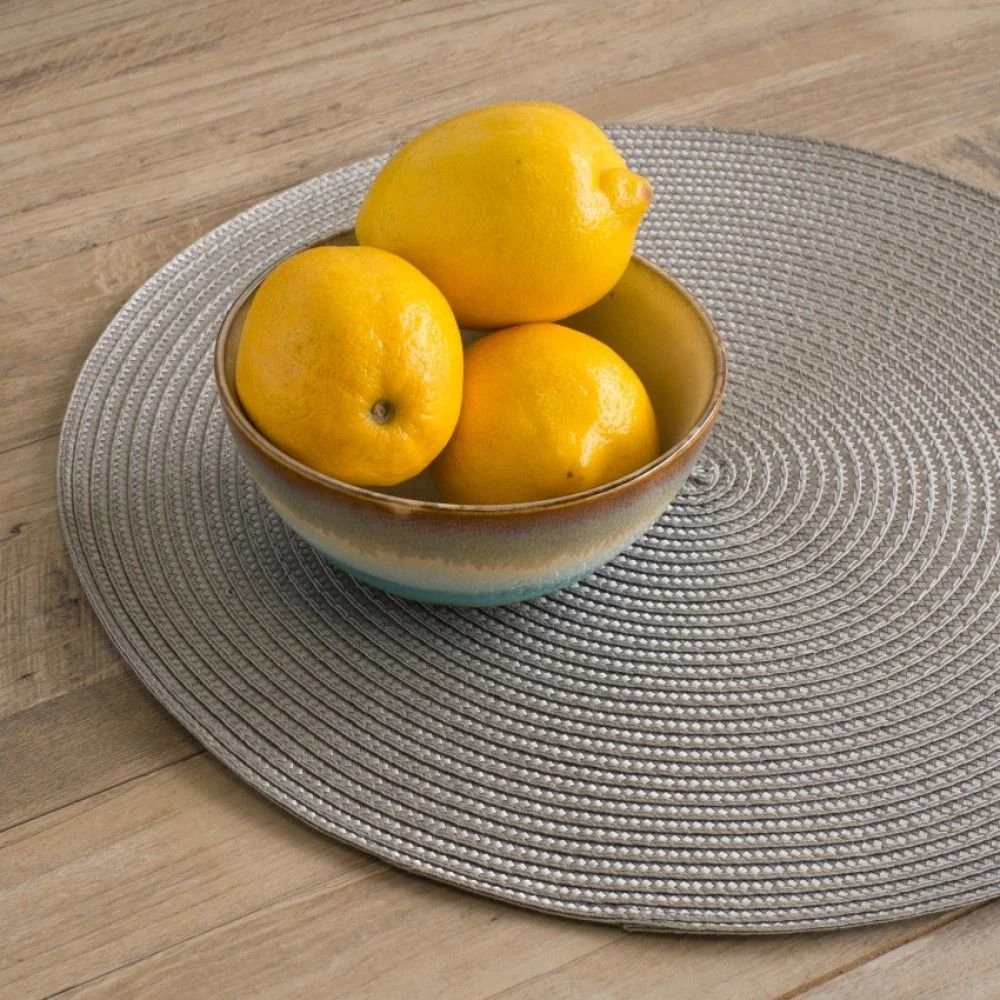 Danica Brands Now Designs By Danica 15" Disko Placemat | Cobblestone - Image 4