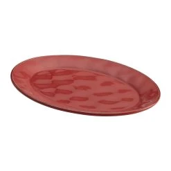 Rachael Ray Cucina Collection 14" Oval Platter | Cranberry Red