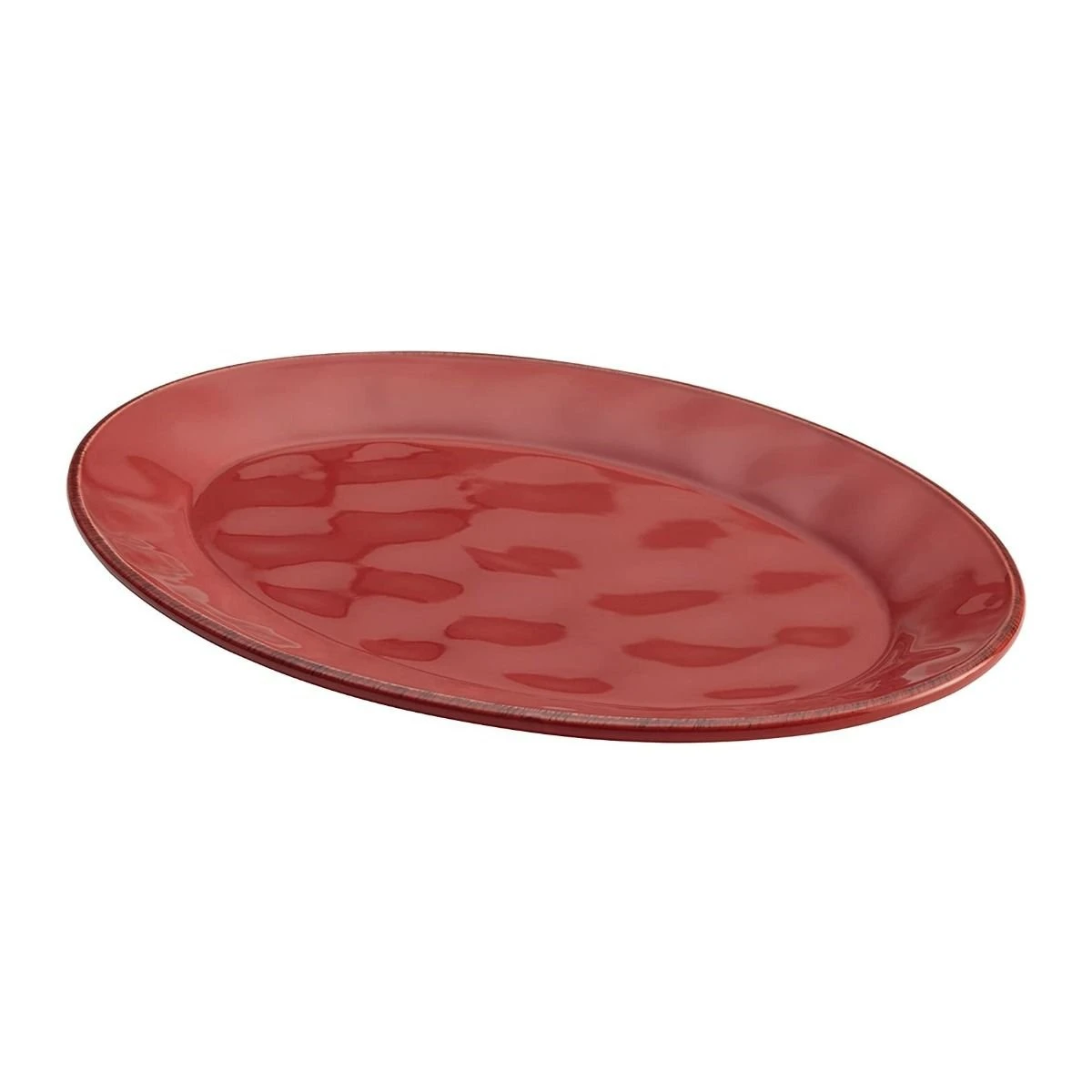 Rachael Ray Cucina Collection 14" Oval Platter | Cranberry Red