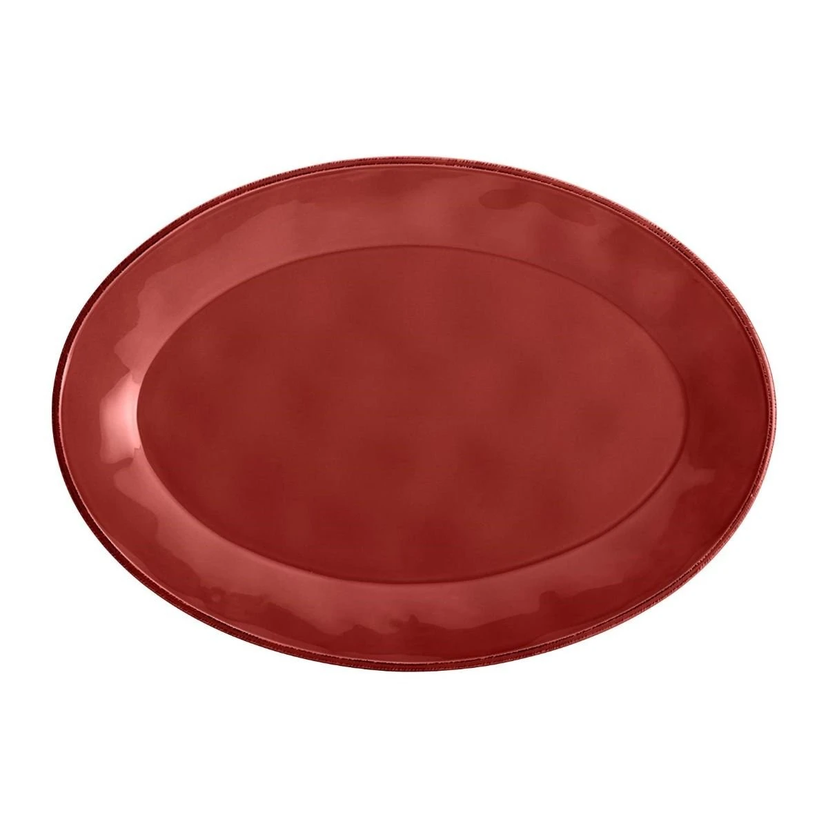 Rachael Ray Cucina Collection 14" Oval Platter | Cranberry Red - Image 2