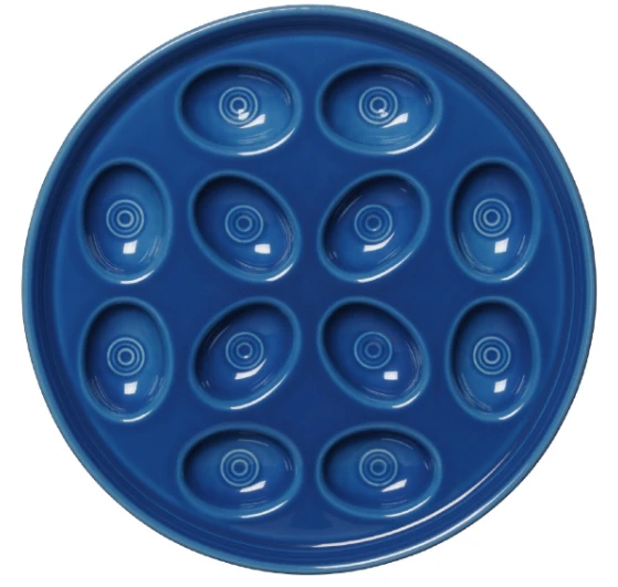 Fiesta® Egg Plate/Tray | Lapis - Image 2