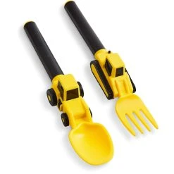 Masontops Dinneractive Construction Utensil Set Of 2 Yellow