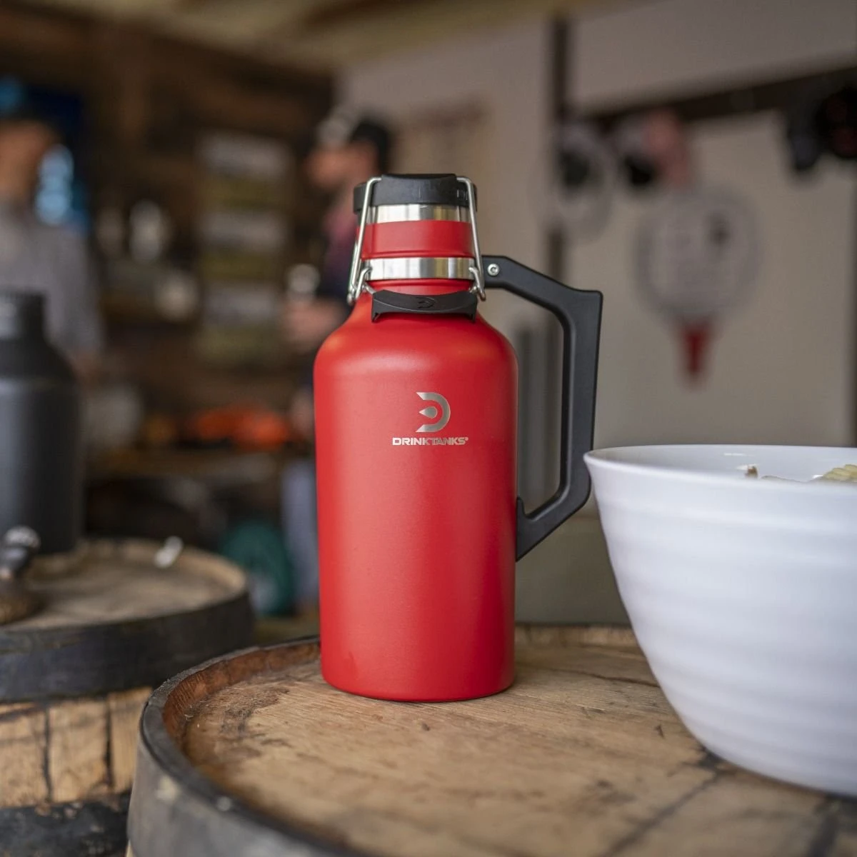 DrinkTanks 64oz Craft Growler | Crimson - Image 3