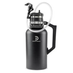 DrinkTanks 64oz Travel Keg Kit | Obsidian