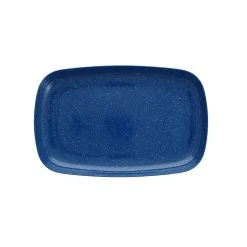 Fortessa Camp Melamine Coupe 14" X 9" Platter | Blue