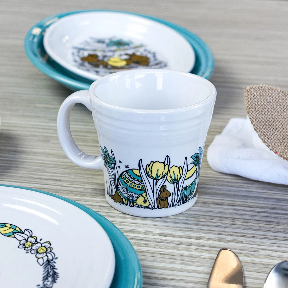 Fiesta® 15oz Tapered Mugs Set | Easter Enchantment - Image 5