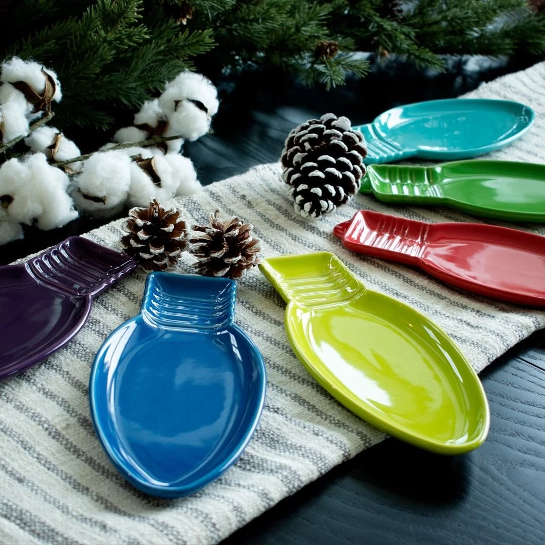 Fiesta® Light Bulb Plate | Lapis - Image 2