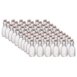 Bormioli Rocco 4.25oz Swing Top Glass Bottles | 60-pack