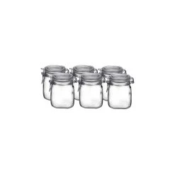 Bormioli Rocco 0.75L Swing Top Fido Canning Jars | 6-pack