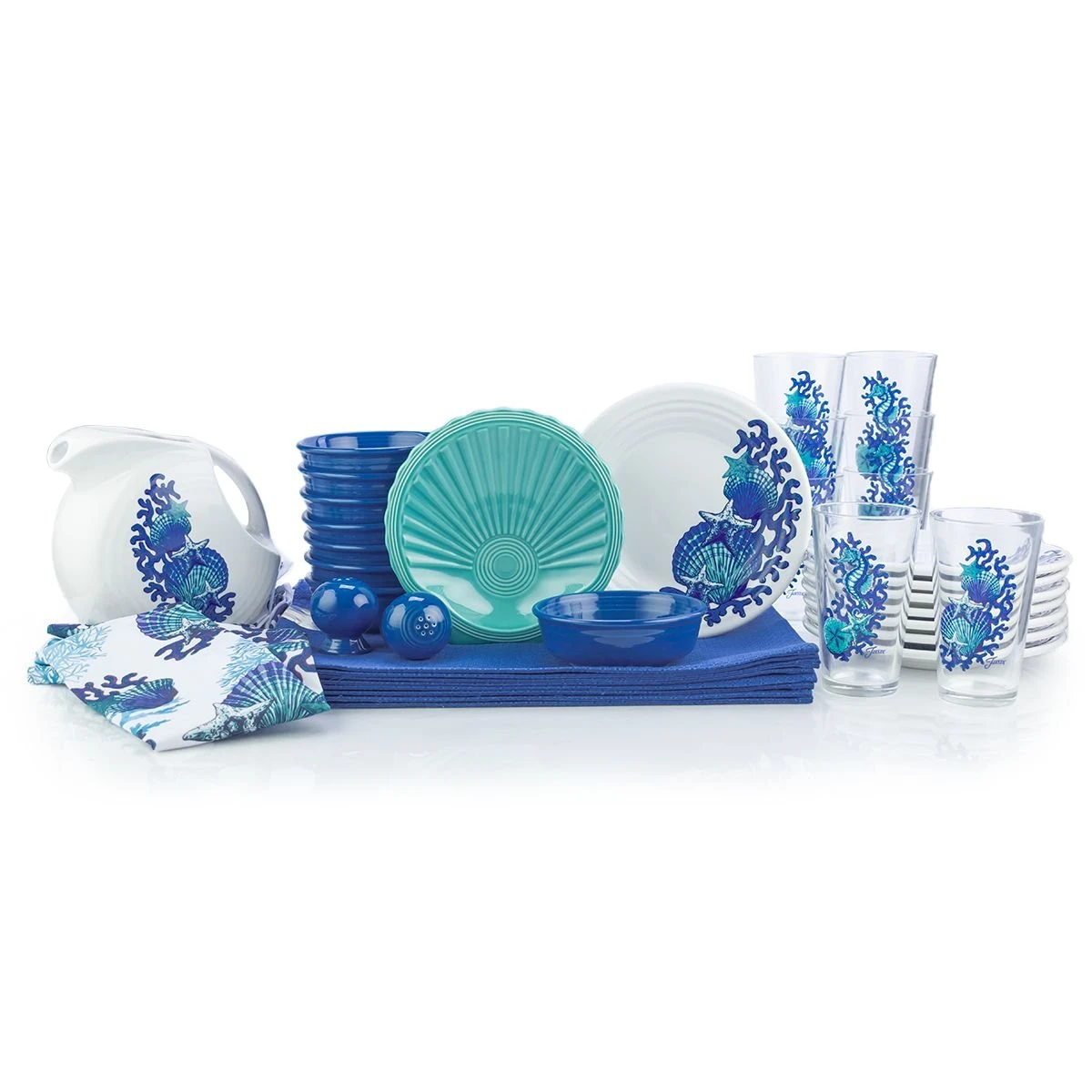 Fiesta® Coastal Luncheon Dinnerware Set For 8