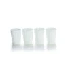 Mosser Glass 4-Piece 6oz Panel Tumbler Set | Milk