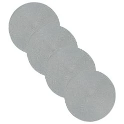 Danica Brands Now Designs By Danica 15" Disko Placemats (Set Of 4) | Cobblestone