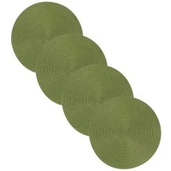 Danica Brands Now Designs By Danica 15" Disko Placemats (Set Of 4) | Fir