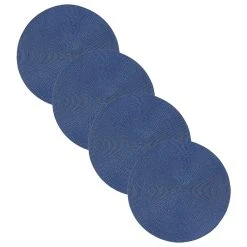 Danica Brands Now Designs By Danica 15" Disko Placemats (Set Of 4) | Indigo