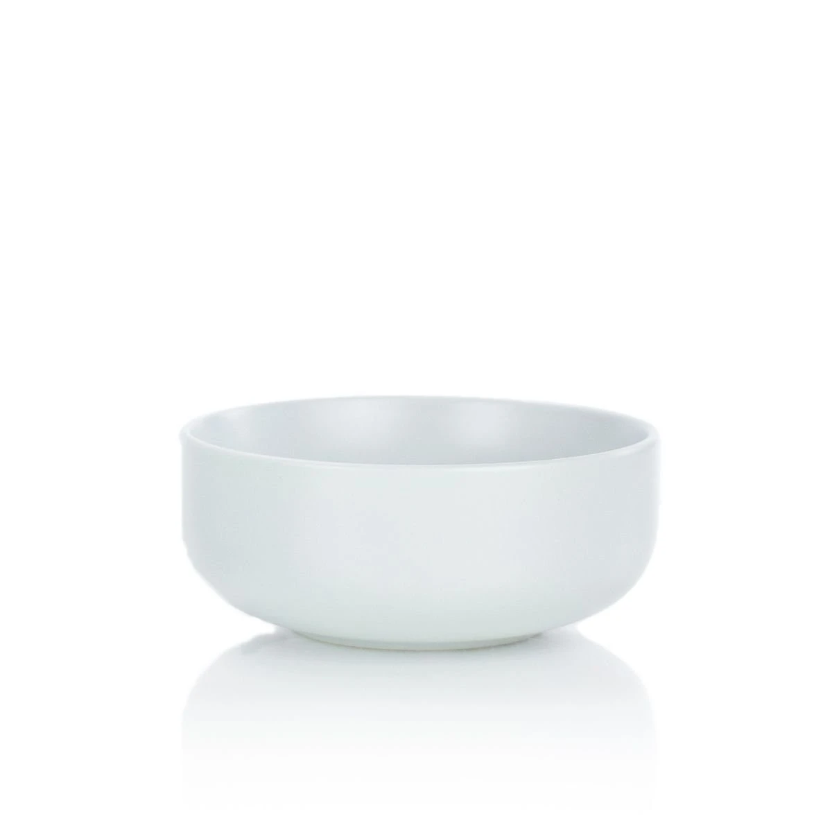 Everything Kitchens Modern Flat 24oz Bowls (Set Of 4) | Stone Gray - Image 2