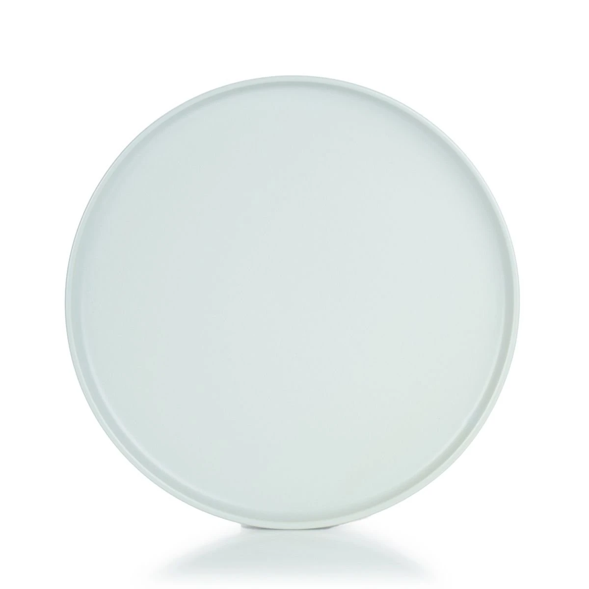 Everything Kitchens Modern Flat 8-Piece Dinner Plate Set | Soft Pink & Stone Gray - Image 5