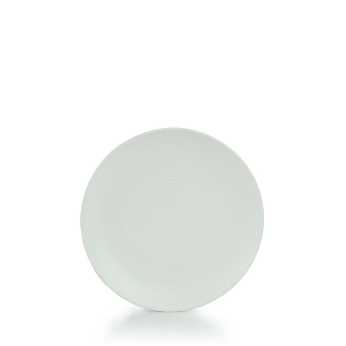 Everything Kitchens Modern Colorful Neutrals - Rippled 16-Piece Dinnerware Set - Matte | Green & Ivory - Image 6