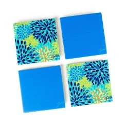 Fiesta® Coaster Set | 4-Piece (Cool Blue Calypso)