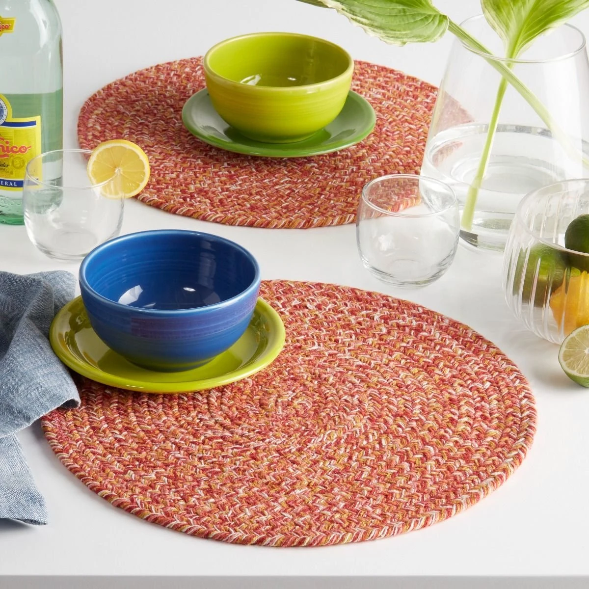 Fiesta® 15" Round Placemat | Warm Color Combo - Image 3