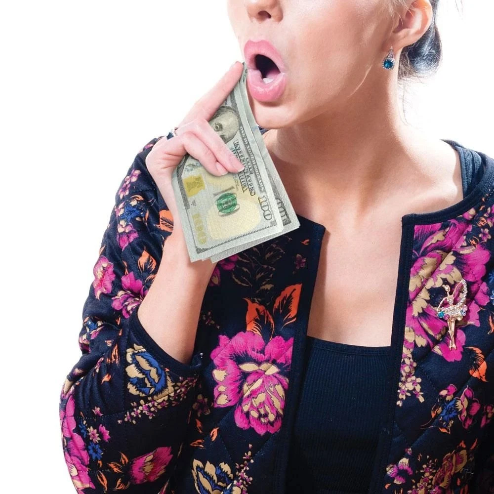 Fred Filthy Rich Money Decal Cocktail Napkins | Set Of 12 - Image 3