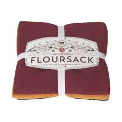 Danica Brands Now Designs By Danica Floursack Dishtowels (Set Of 3) | Wine, Maize & Midnight